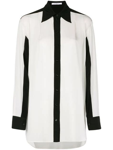 givenchy contrast trim top|Tops & Shirts .